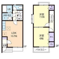 ドミールの物件間取画像